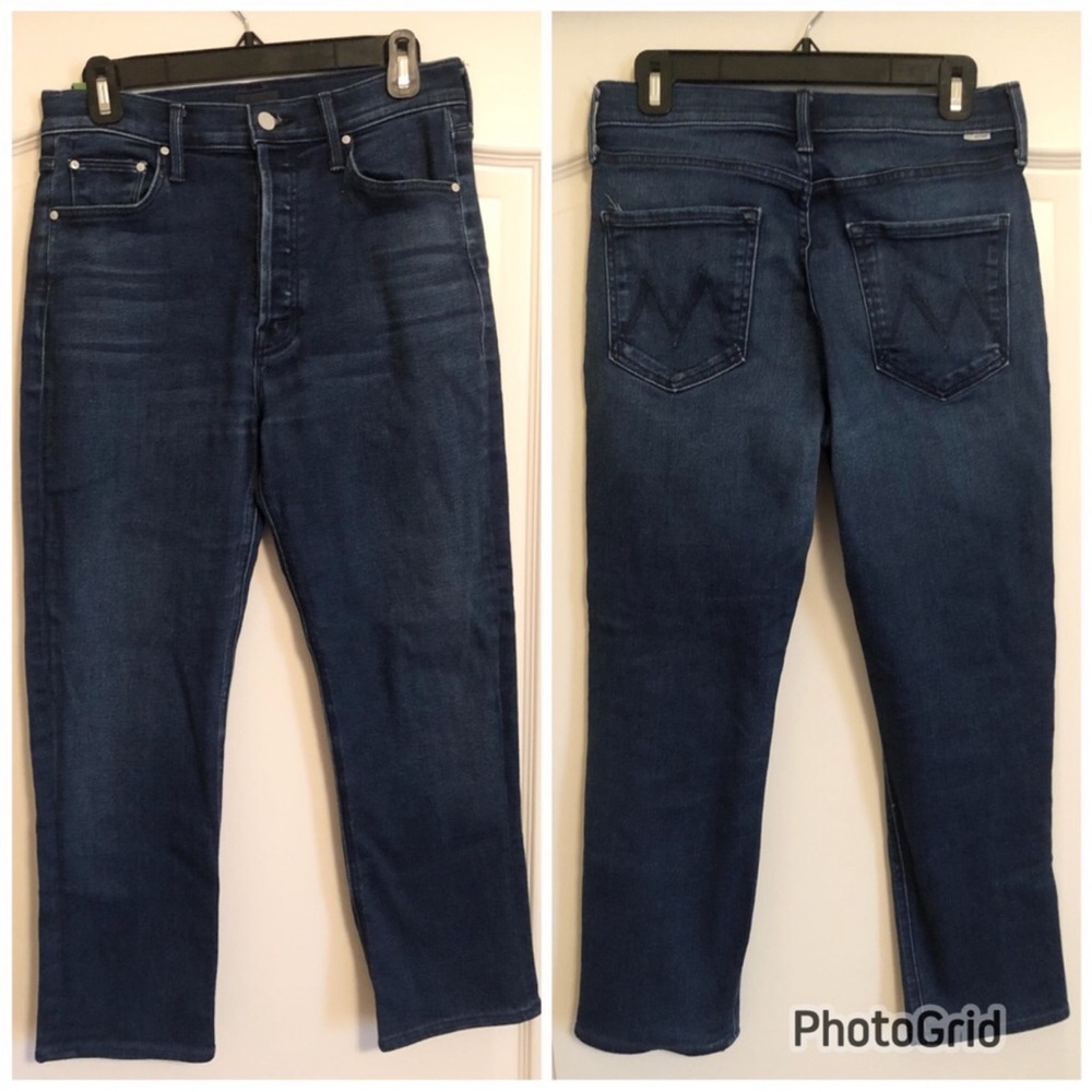 MOTHER The Tripper Ankle Jeans Taking Shape Dark Wash - Picture 6 of 11